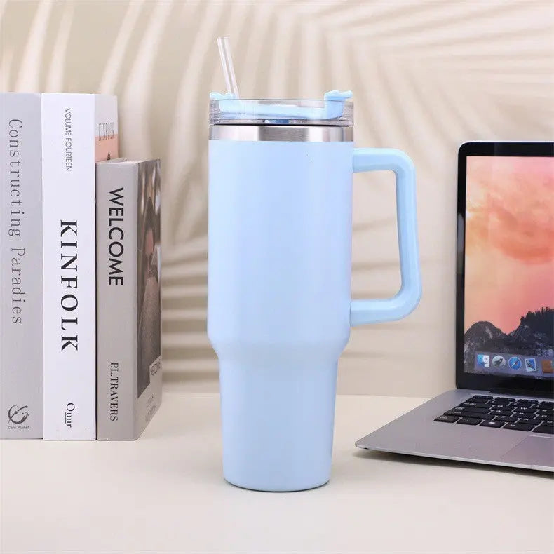 Stainless Steel Coffee Cup Handle Water Cup Cup Metal Aura Heaven