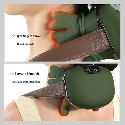 Trapezius Massager For Shoulders And Neck Cervical Spine Massage Device Aura Heaven