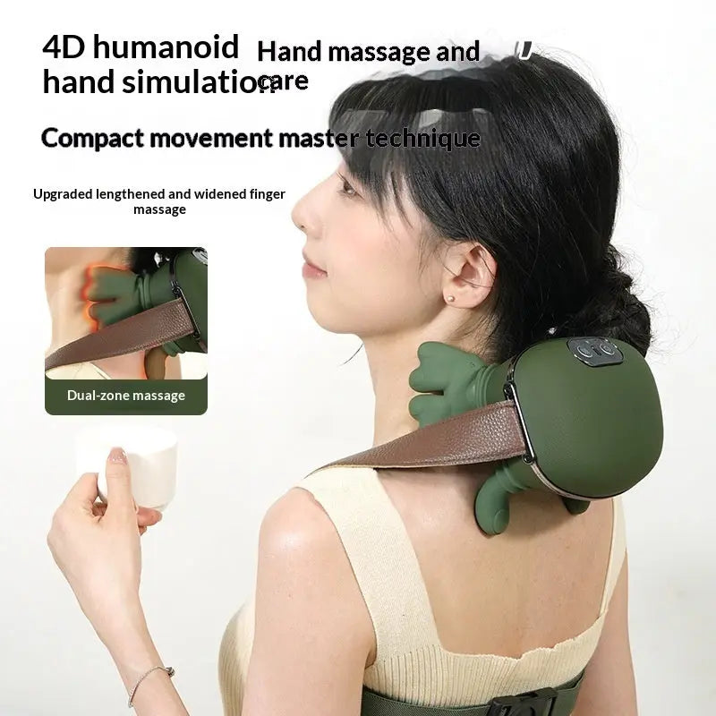 Trapezius Massager For Shoulders And Neck Cervical Spine Massage Device Aura Heaven