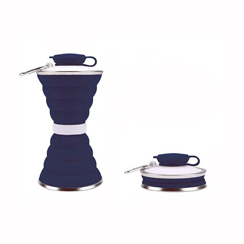 500ml Foldable Silicone Sports Bottle – view 11 | Aura Heaven