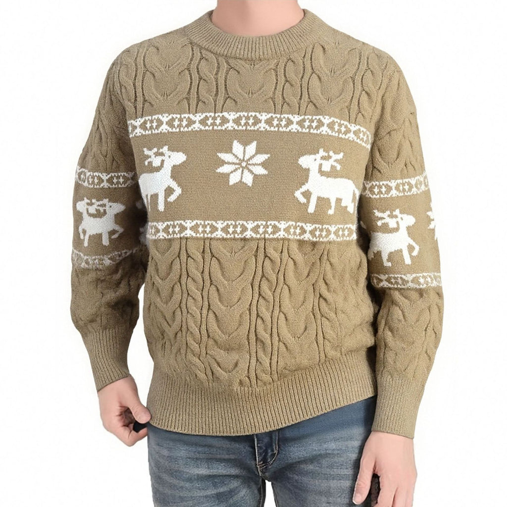Christmas Pullovers Sweater For Men Thick Warm