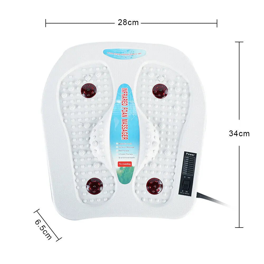 Foot Leg Vibration Blood Circulation Booster Feet Massager With Heated 9 Modes Aura Heaven