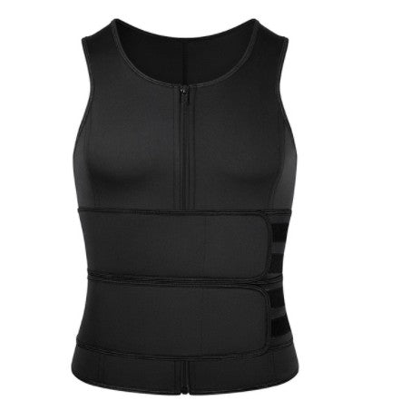 Men's Slimming Tank Shapewear – side view | Aura Heaven