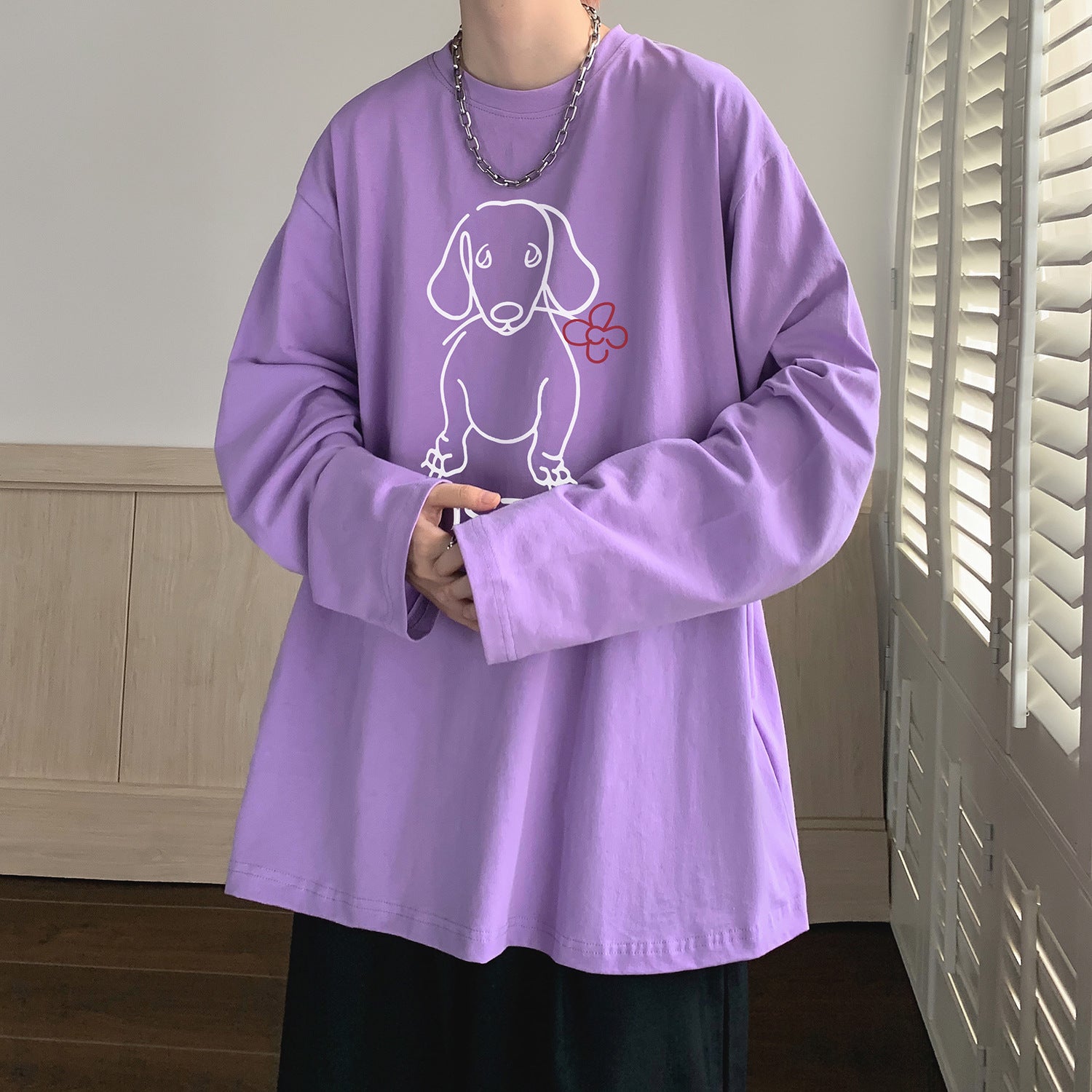 Printed Long Sleeve T-shirt