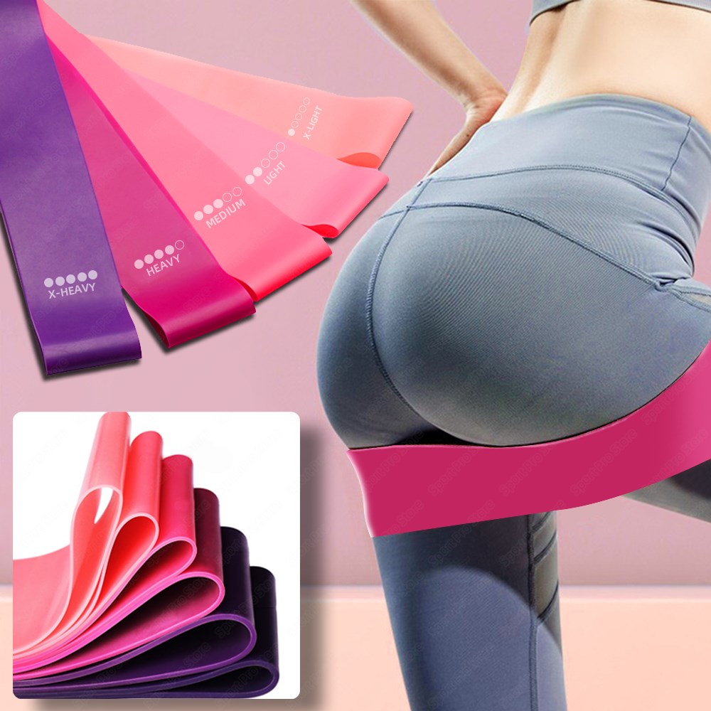 Resistance Bands Sealing Elastic Booty Sport Bodybuilding Rubber Band For Fitness Gym Leagues Equipment Sports Mini Yoga Aura Heaven