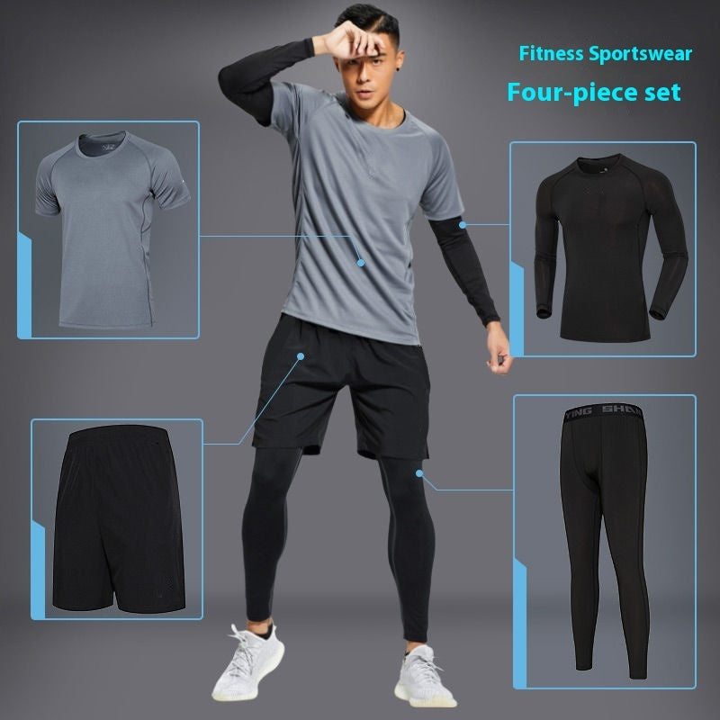 Sports Suit Gym Tights Quick-drying Morning And Night Running Workout Clothes Aura Heaven