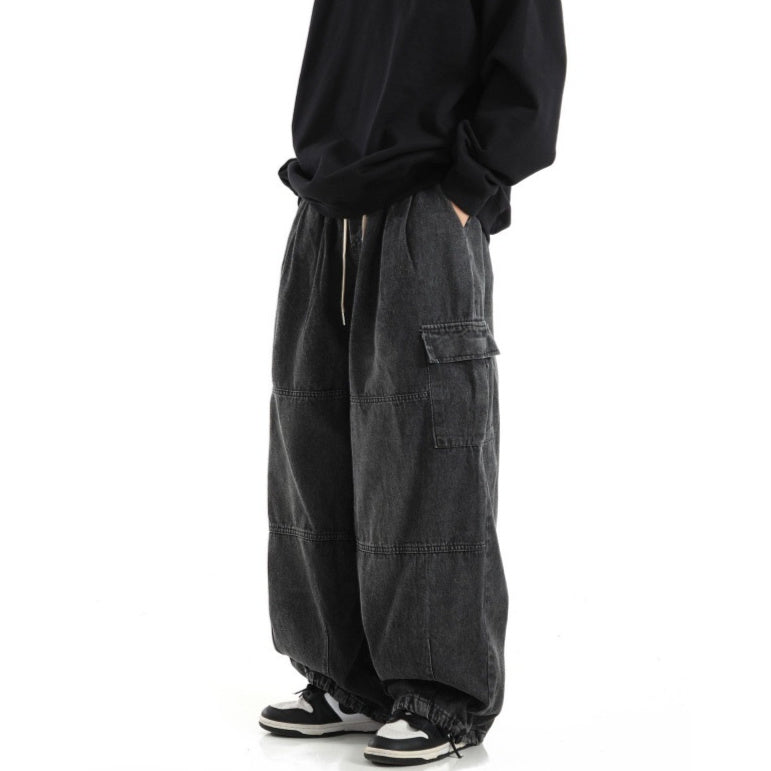 Vintage Washed Denim Jeans