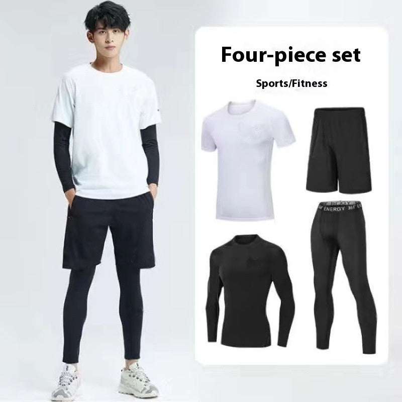 Sports Suit Gym Tights Quick-drying Morning And Night Running Workout Clothes Aura Heaven