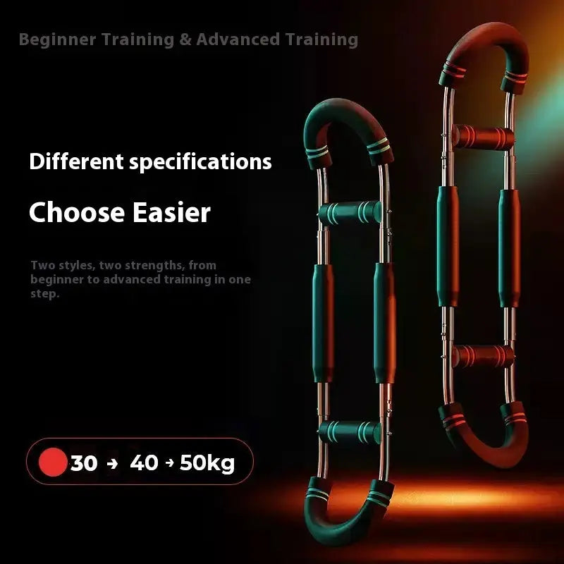 Multi-functional U-shaped Arm Strengthener Chest Trainer Adjustable Forearm Strength Exerciser Home Gym Equipment Bodybuilding Aura Heaven