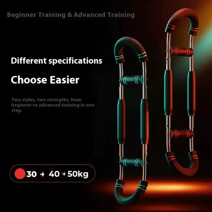 Multi-functional U-shaped Arm Strengthener Chest Trainer Adjustable Forearm Strength Exerciser Home Gym Equipment Bodybuilding Aura Heaven