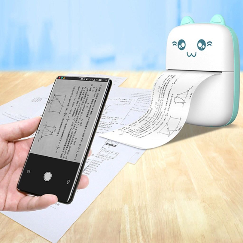 Mini Printer Portable Mini Bluetooth Wi-Fi New Wrong Printer Mobile Phone