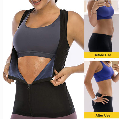 Women's Sauna Sweat Suit – side view | Aura Heaven