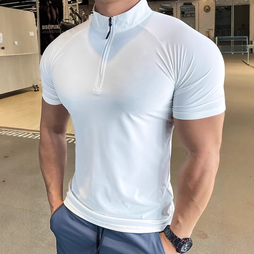 Half-Zip Sports & Leisure Short-Sleeve Pullover