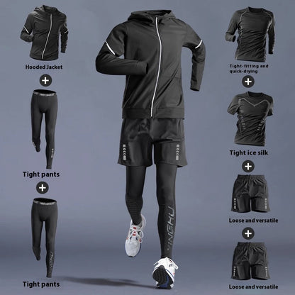 Running Gym Clothes Outdoor Quick-dry Clothes Tight Long Sleeve T-shirt Training Wear Aura Heaven