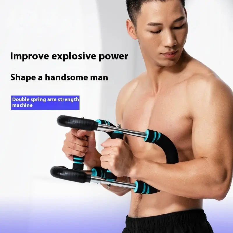 Multi-functional U-shaped Arm Strengthener Chest Trainer Adjustable Forearm Strength Exerciser Home Gym Equipment Bodybuilding Aura Heaven