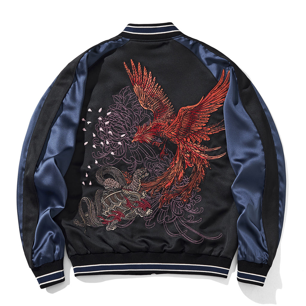 Loose Fit Polyester Embroidered Chinese Style Jacket