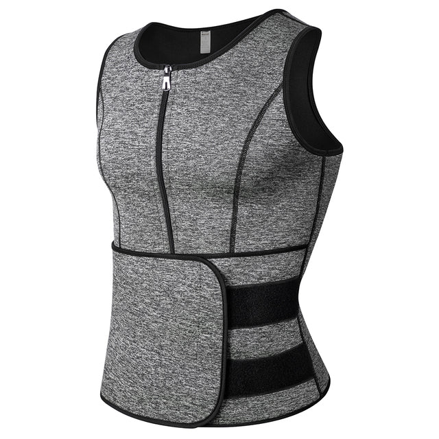 Men's Sauna Sweat Vest – in use | Aura Heaven