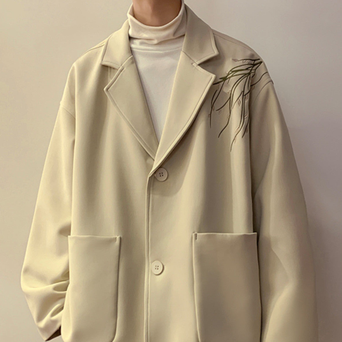 Autumn Casual Stand-Up Collar Blazer