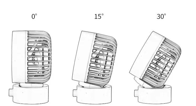 Silent two-leaf fan desktop mini usb fan Aura Heaven