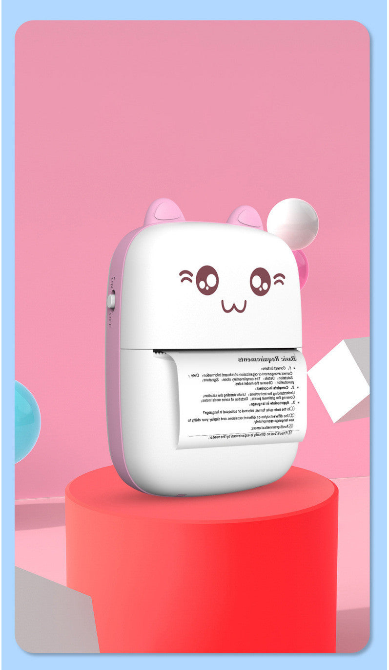 Mini Printer Portable Mini Bluetooth Wi-Fi New Wrong Printer Mobile Phone