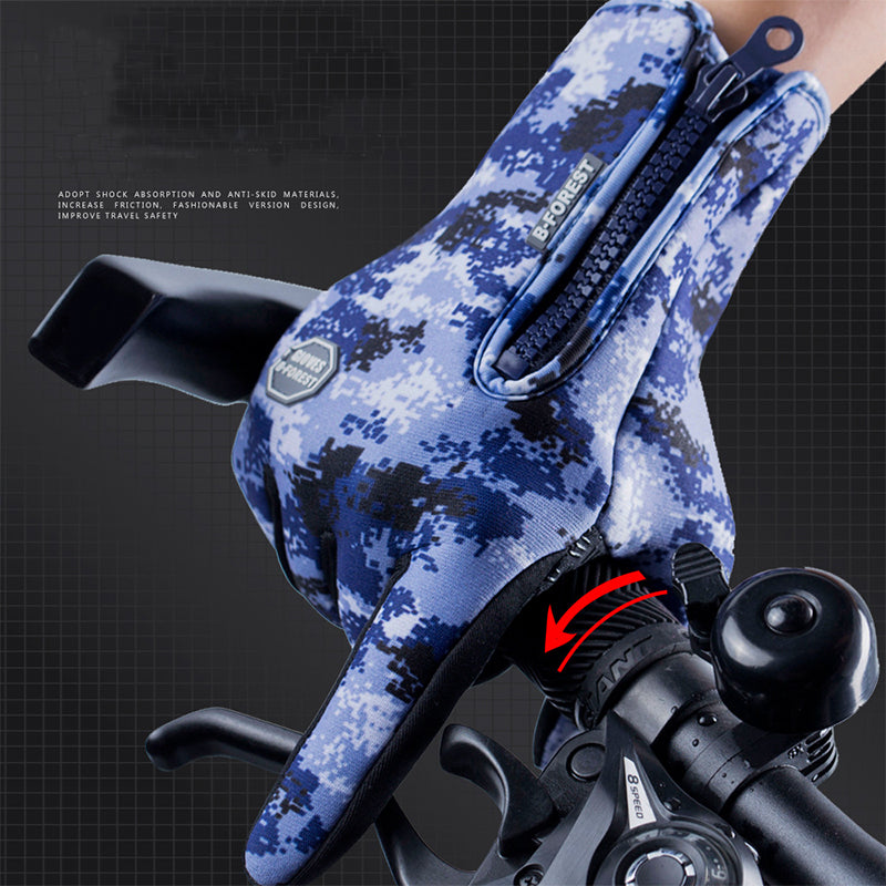 Winter Gloves Touch Screen Riding Motorcycle Sliding Waterproof Sports Gloves