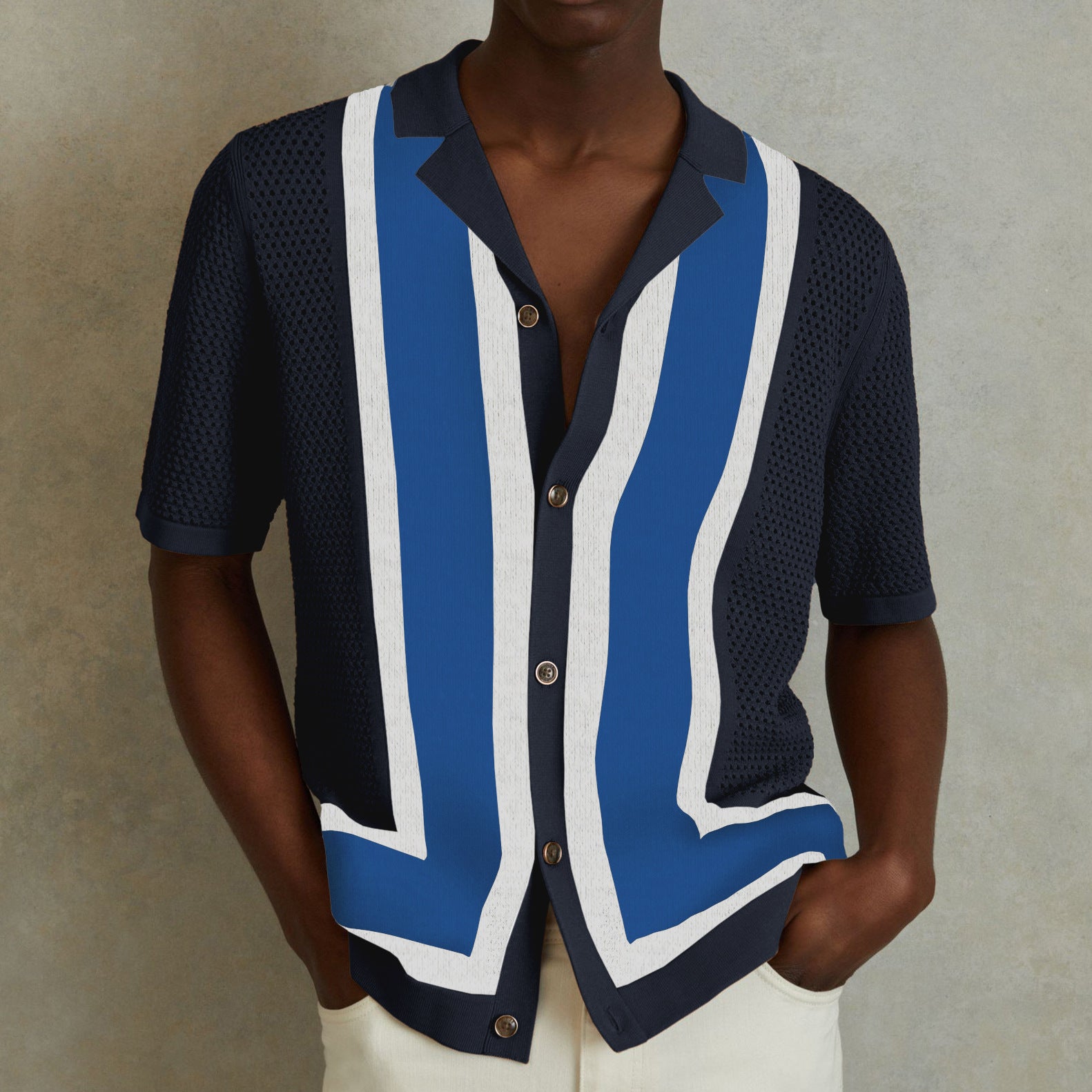 Summer  Color Knitwear Top