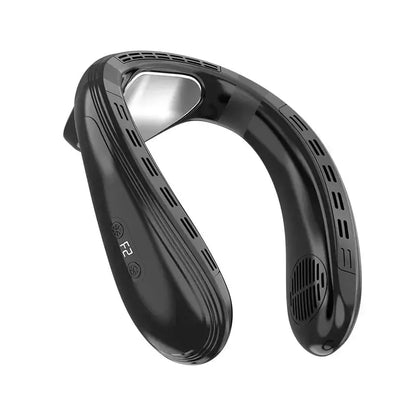New Neck Air Conditioner Portable Neck Fan Rechargeable Semiconductor Cooling Bladeless Fan Outdoor Personal Fan Wearable Cooler Aura Heaven