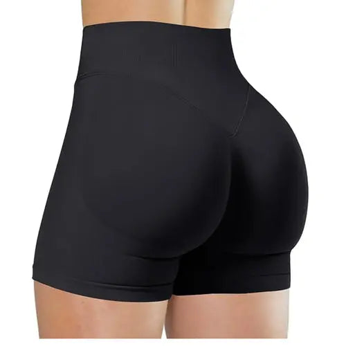 Summer High Waisted Yoga Shorts Running Fitness Aura Heaven