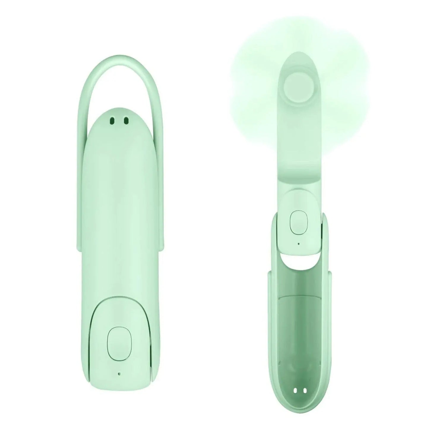 Mini Fan Handheld, 3 Speeds Handheld Fan, 3 in 1 Portable USB Fan with Flashlight Power Aura Heaven