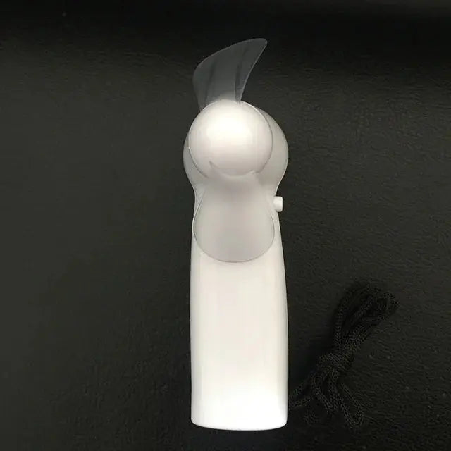 Mini Night Light Handheld Fan Electric Fan  Portable Desktop Battery Mini Customizabl Gift To Give Guests Led Rainbow Lights Fan Aura Heaven