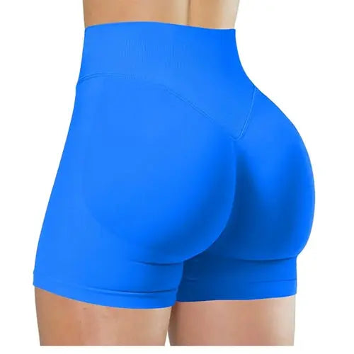 Summer High Waisted Yoga Shorts Running Fitness Aura Heaven