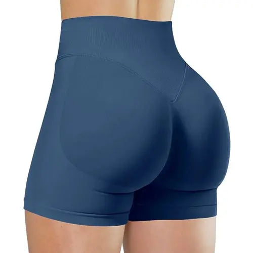 Summer High Waisted Yoga Shorts Running Fitness Aura Heaven
