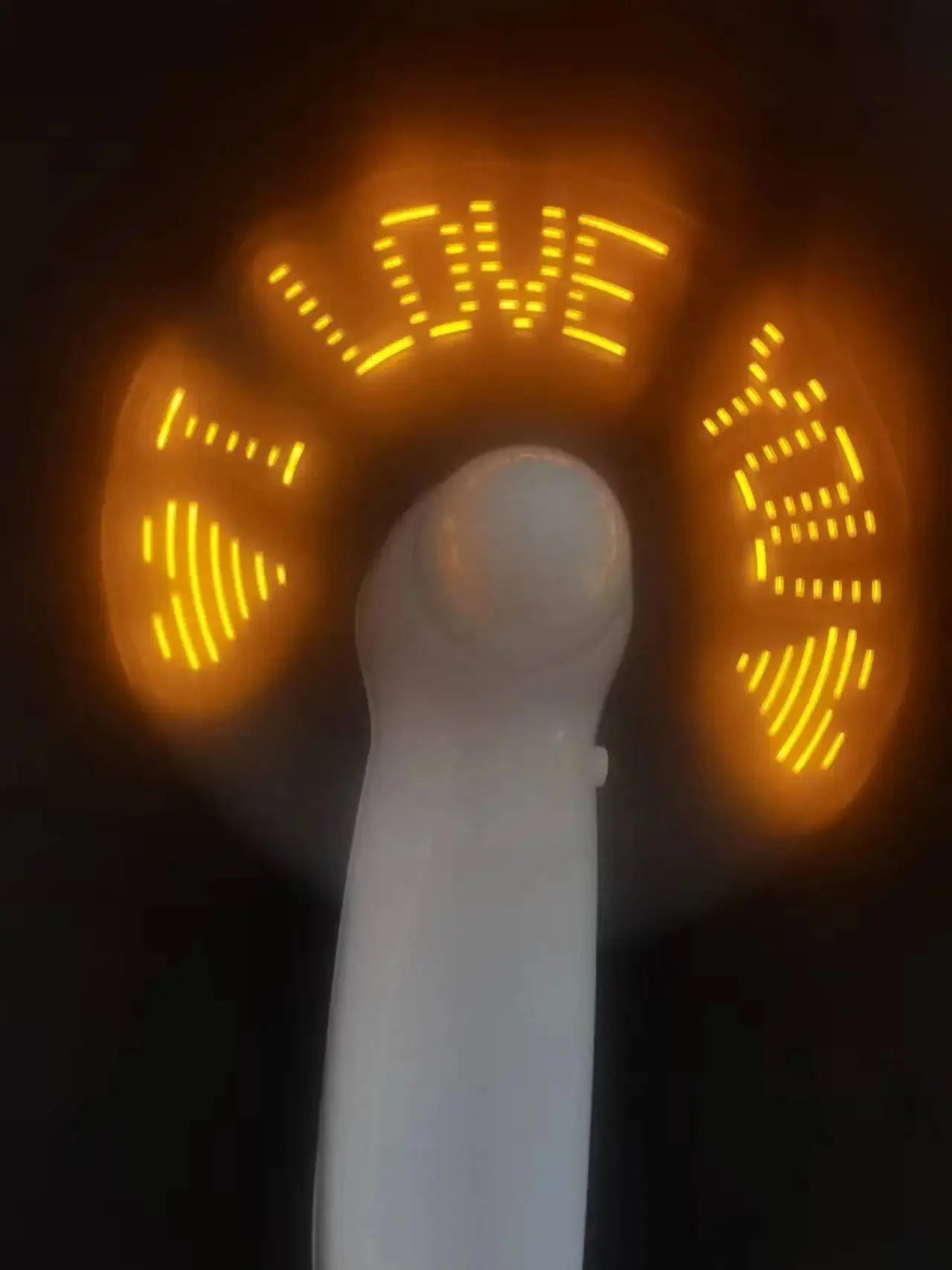 Mini Night Light Handheld Fan Electric Fan  Portable Desktop Battery Mini Customizabl Gift To Give Guests Led Rainbow Lights Fan Aura Heaven