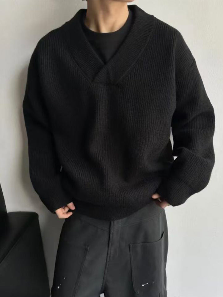 Layered Look With A Relaxed Knit Cardigan