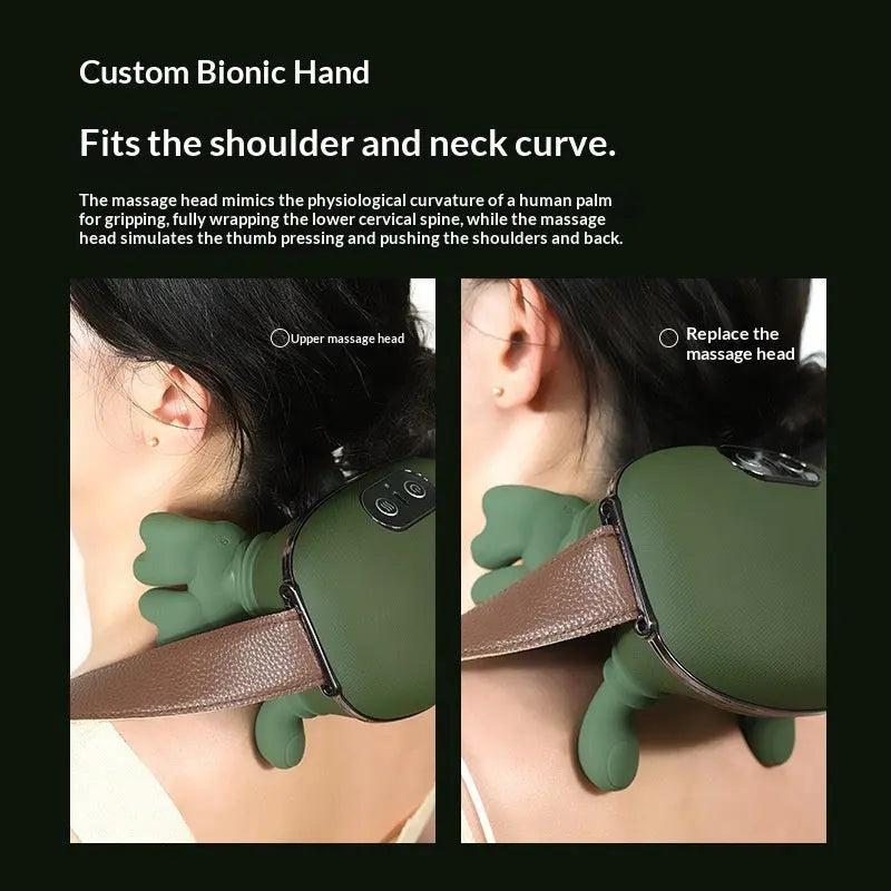 Trapezius Massager For Shoulders And Neck Cervical Spine Massage Device Aura Heaven
