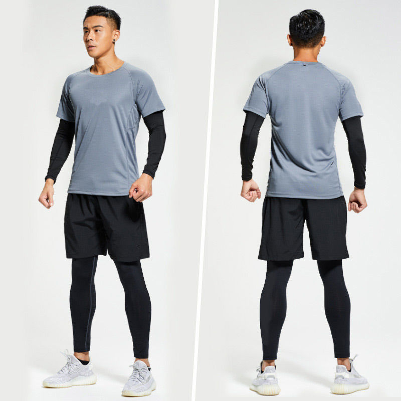 Sports Suit Gym Tights Quick-drying Morning And Night Running Workout Clothes Aura Heaven