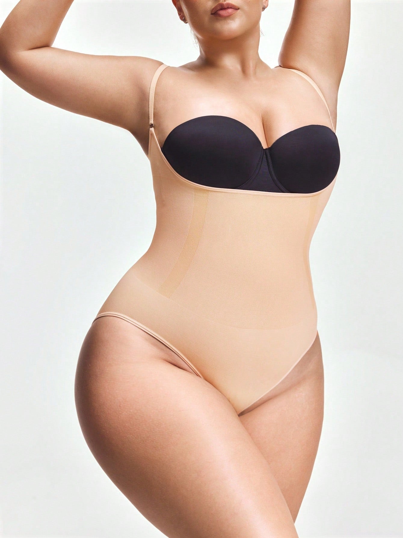Open Bust Bodysuit & Butt Lifter – detail view | Aura Heaven