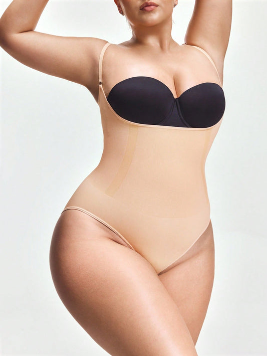 Open Bust Bodysuit & Butt Lifter – detail view | Aura Heaven