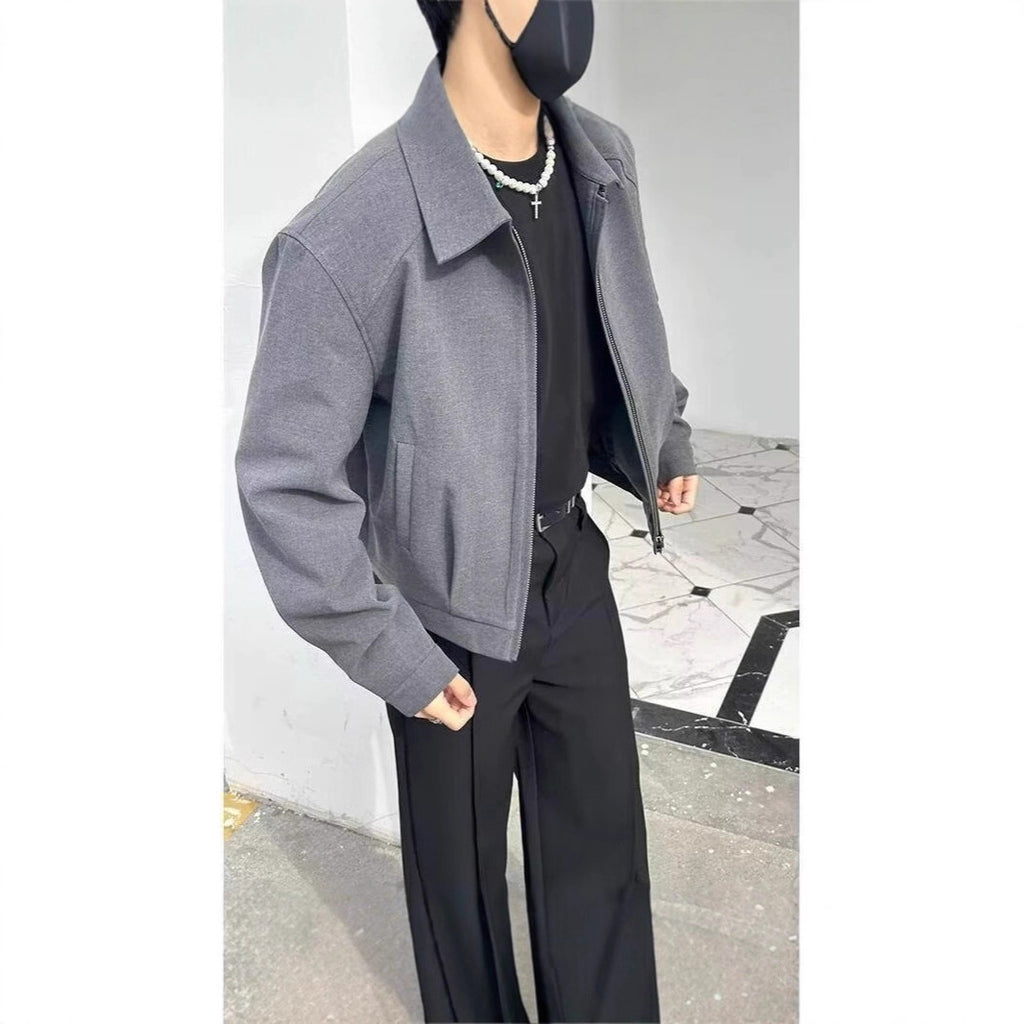 Casual Short Zip Up Jacket