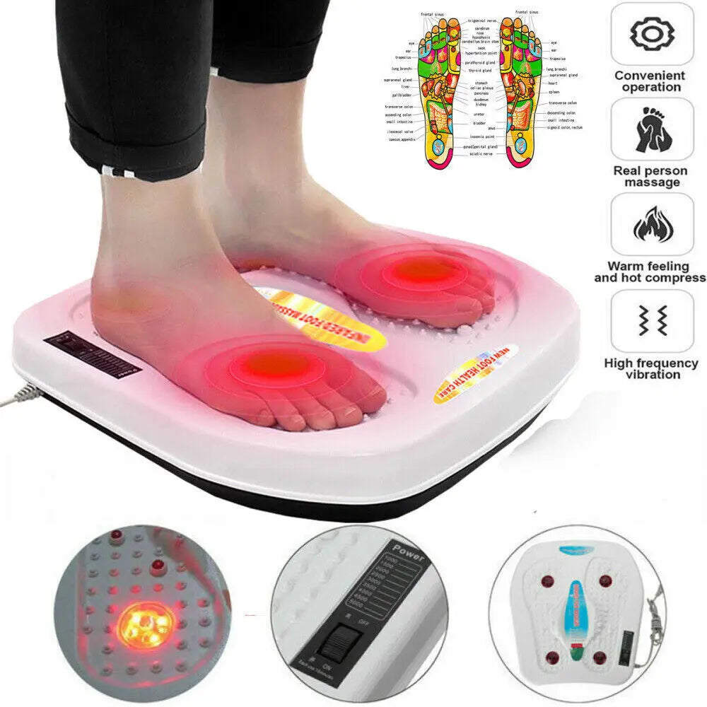 Foot Leg Vibration Blood Circulation Booster Feet Massager With Heated 9 Modes Aura Heaven
