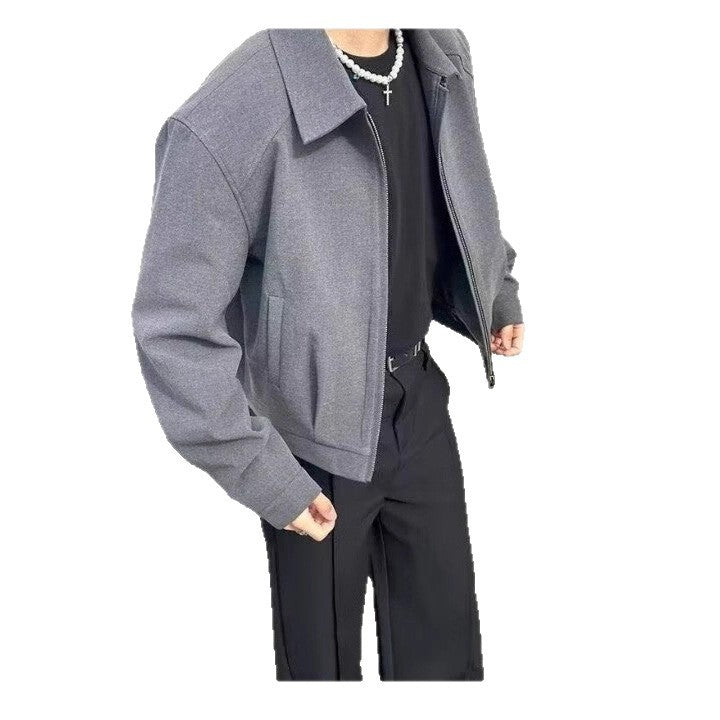 Casual Short Zip Up Jacket