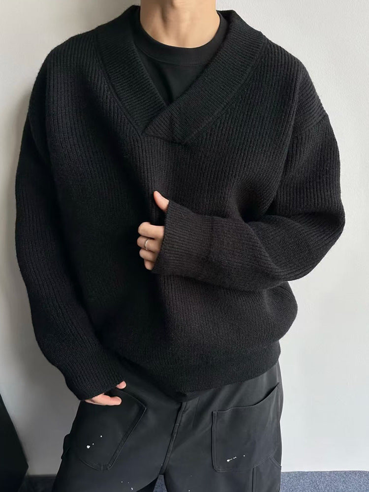 Layered Look With A Relaxed Knit Cardigan