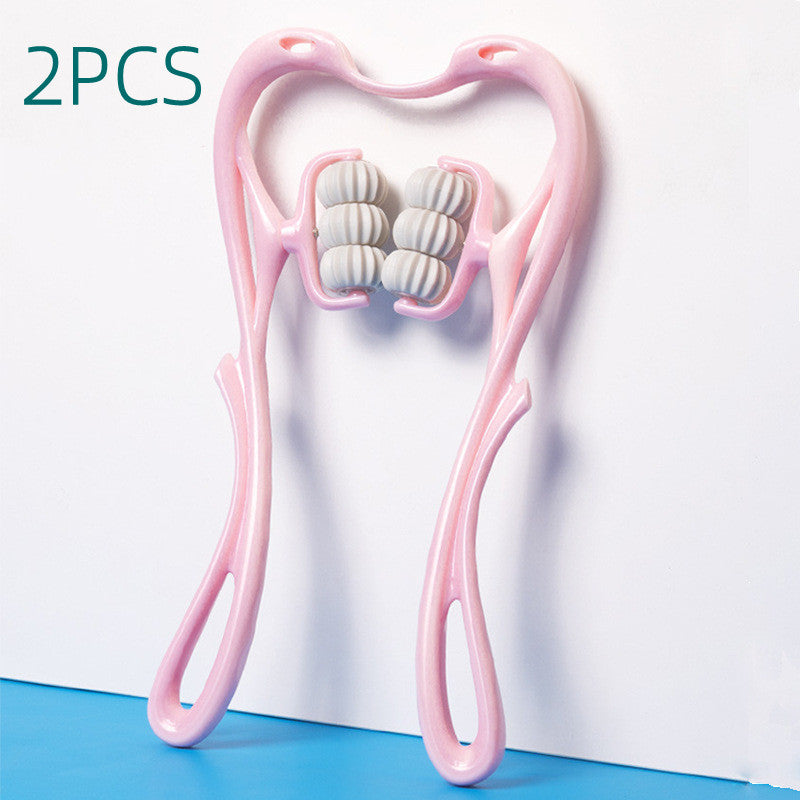 Multifunctional Manual Six-wheel Neck Massager Massage Relieve Roller Massage Tool AliExpress