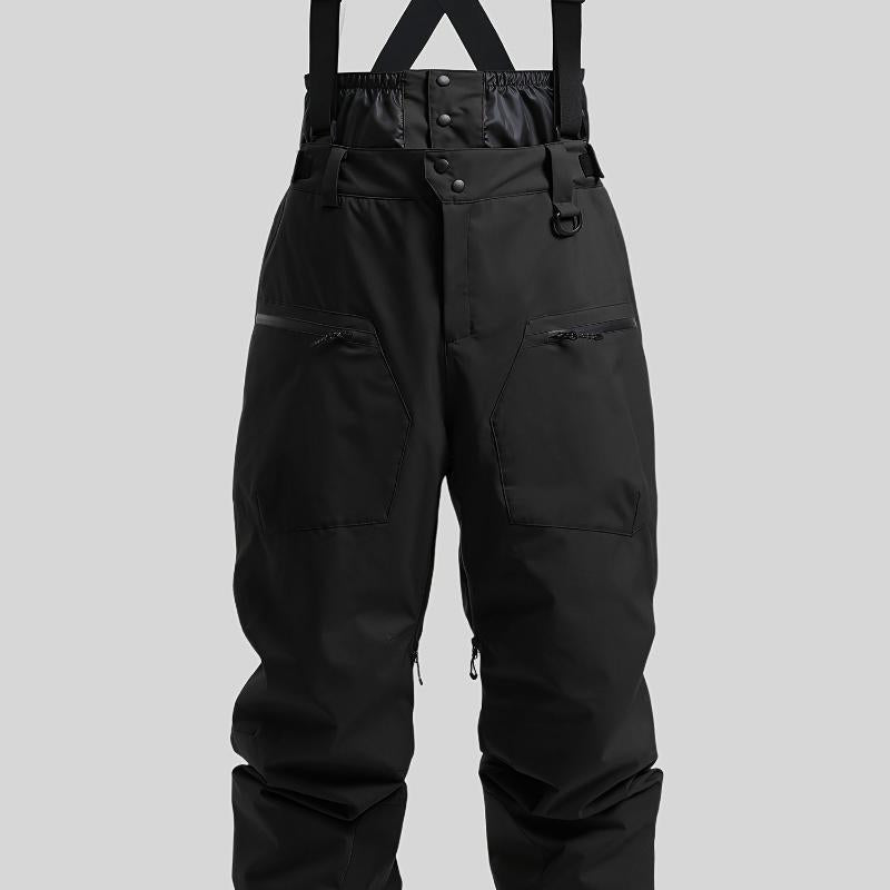 Strap Thickened Waterproof Ski Pants Men