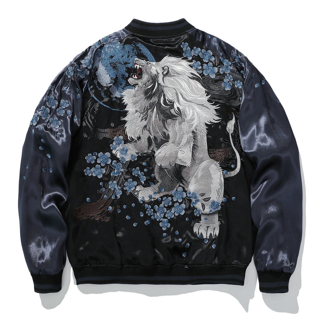 Loose Fit Polyester Embroidered Chinese Style Jacket