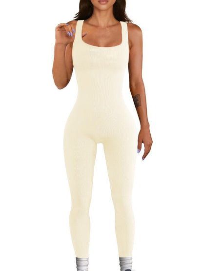 Women's Suspender Tank Top Tights Jade Lemon
