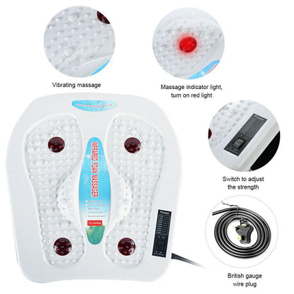 Foot Leg Vibration Blood Circulation Booster Feet Massager With Heated 9 Modes Aura Heaven