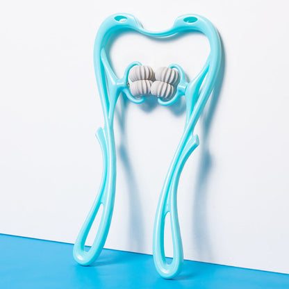 Multifunctional Manual Six-wheel Neck Massager Massage Relieve Roller Massage Tool AliExpress