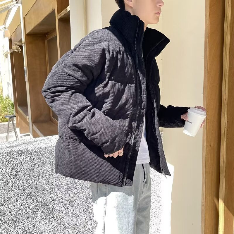 Stylish Warm Cotton-padded Jacket For Sports And Casual Wear Trendy