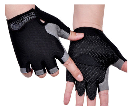 Cycling Half-Finger Gloves – view 17 | Aura Heaven